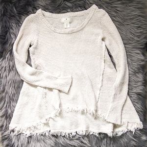 Ruby Moon High-Low Knit Sweater Top Size Small
